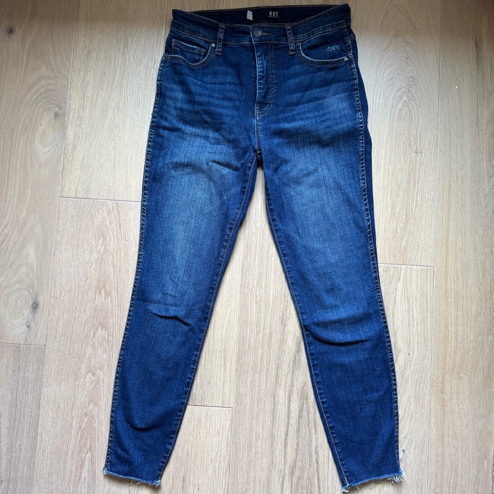 Kut from the Kloth Women's Dark Blue Skinny Jeans